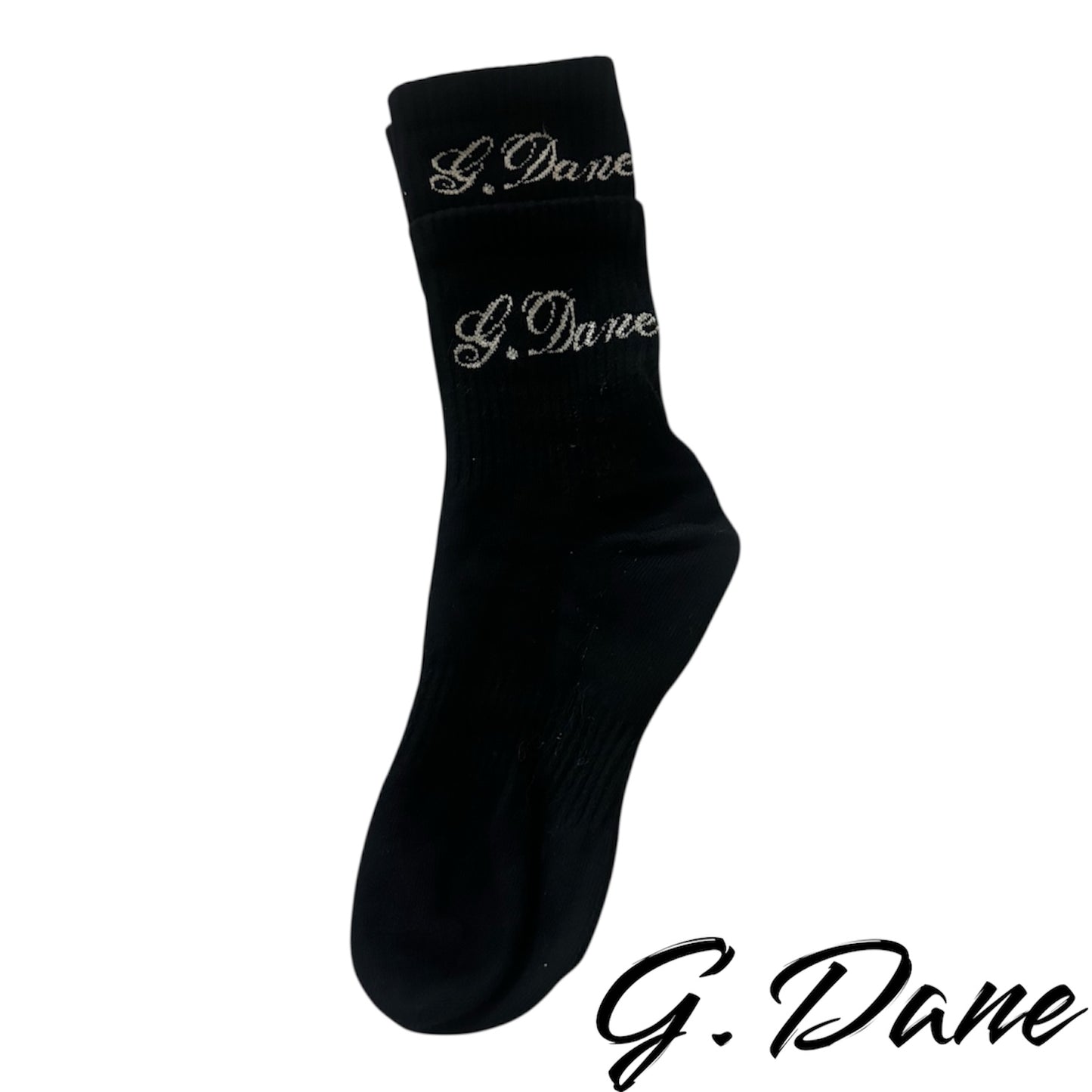 3 Pack Of Black G Dane Double Layered Socks